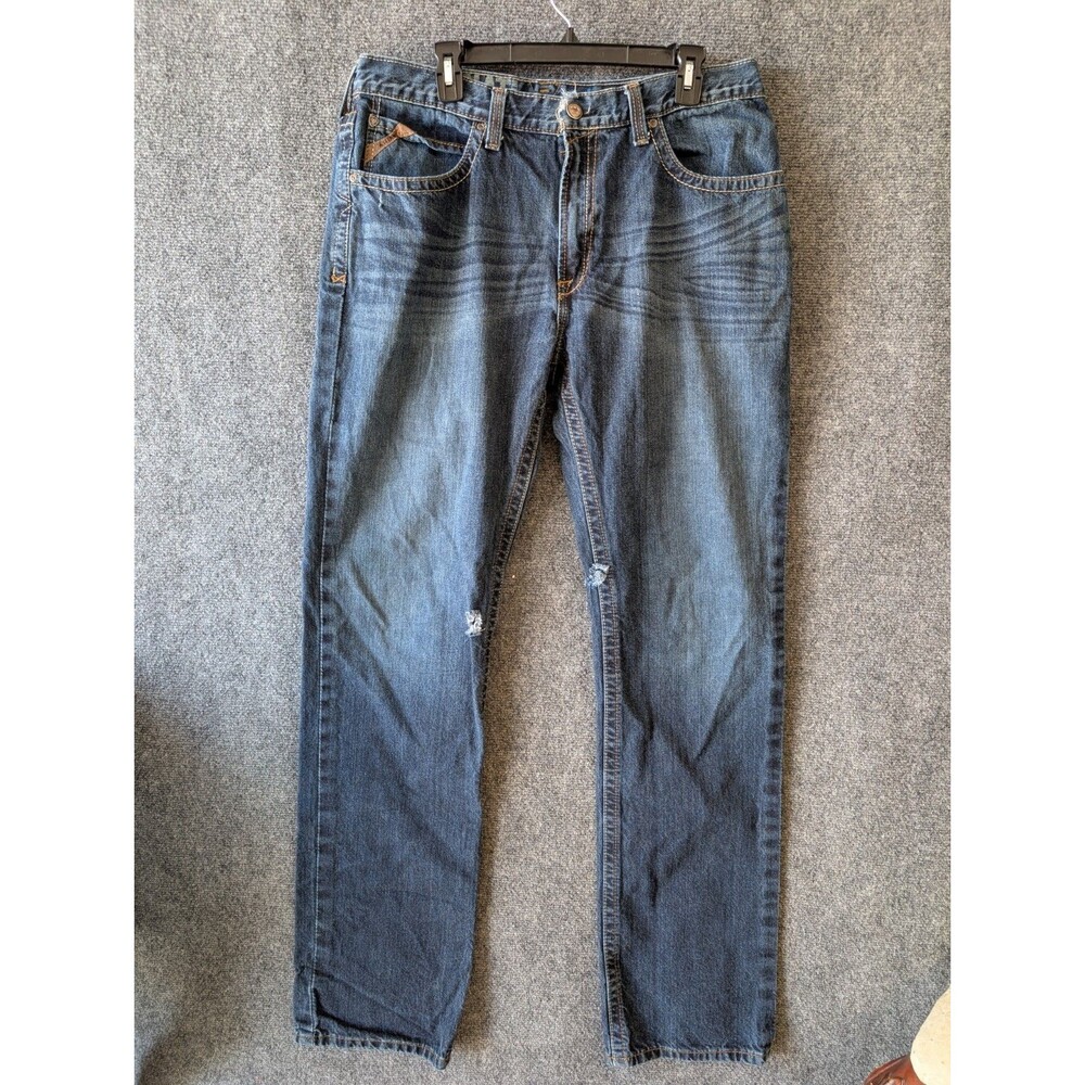 ARIAT M2 Relaxed Bootcut Jeans Mens 36x38 Dark Wash Western Cowboy Denim Rugged